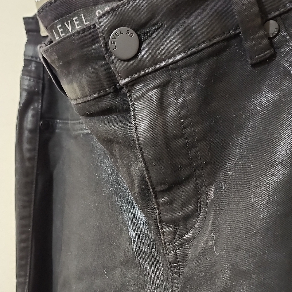 Level 99 Black Skinny Jeans Full-Length - Picture 5 of 12